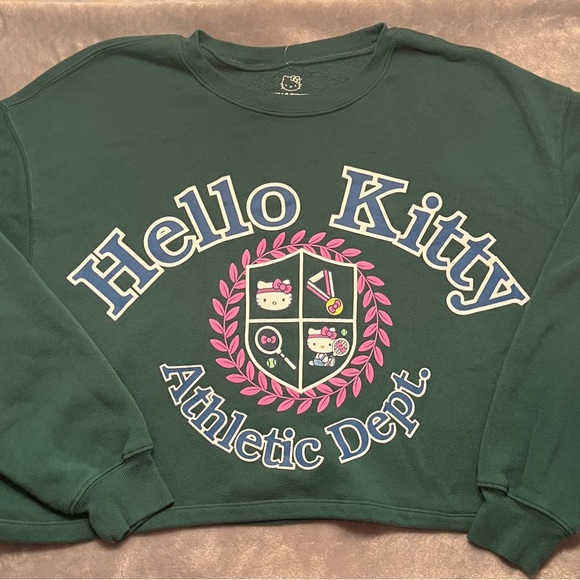 Hello Kitty Green Hybrid Apparel Top - Picture 1 of 3